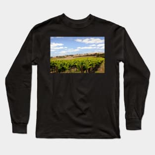 Australian Vineyard Landscape Long Sleeve T-Shirt